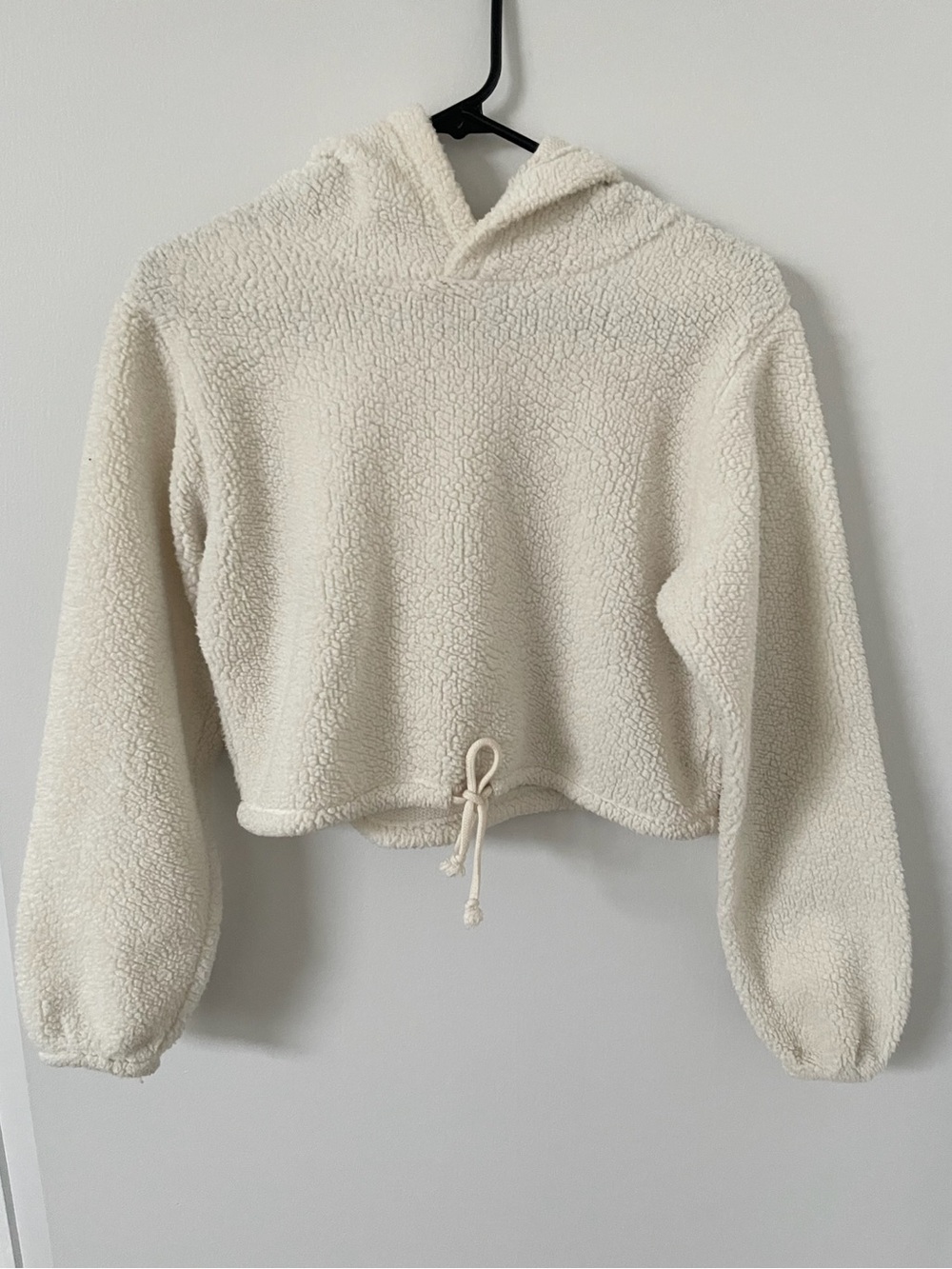 wild fable Cream Sherpa Pullover Hoodie